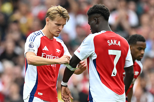 Su sang tao cua Arsenal dang phu thuoc qua nhieu vao bo doi Odegaard va Saka. Anh: Arsenal FC