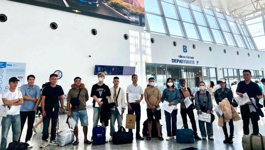 Binh Thuan workers go to work abroad. Photo: Department of Labor, Invalids and Social Affairs