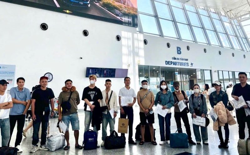 Binh Thuan workers go to work abroad. Photo: Department of Labor, Invalids and Social Affairs
