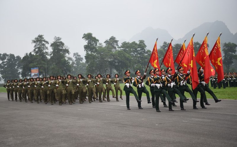 Every feat of “Uncle Ho’s Army” is closely linked to the people’s strength and the solidarity between the army and the people. Photo: T.Vuong