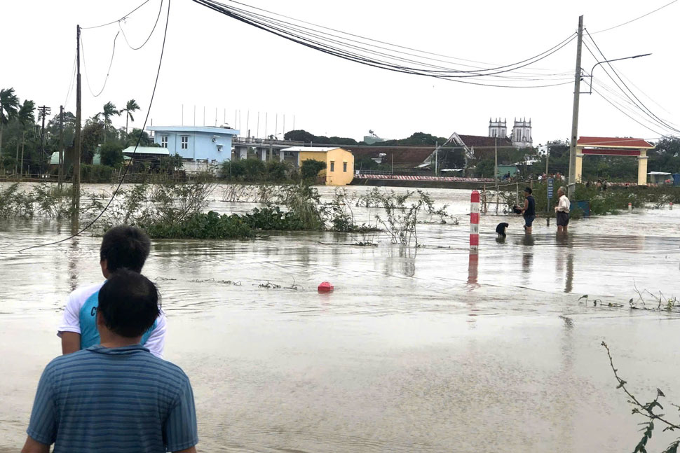 The area where two sixth-grade students in Tuy Phuoc district (Binh Dinh) died from drowning. Photo: Phuoc Hoa Commune