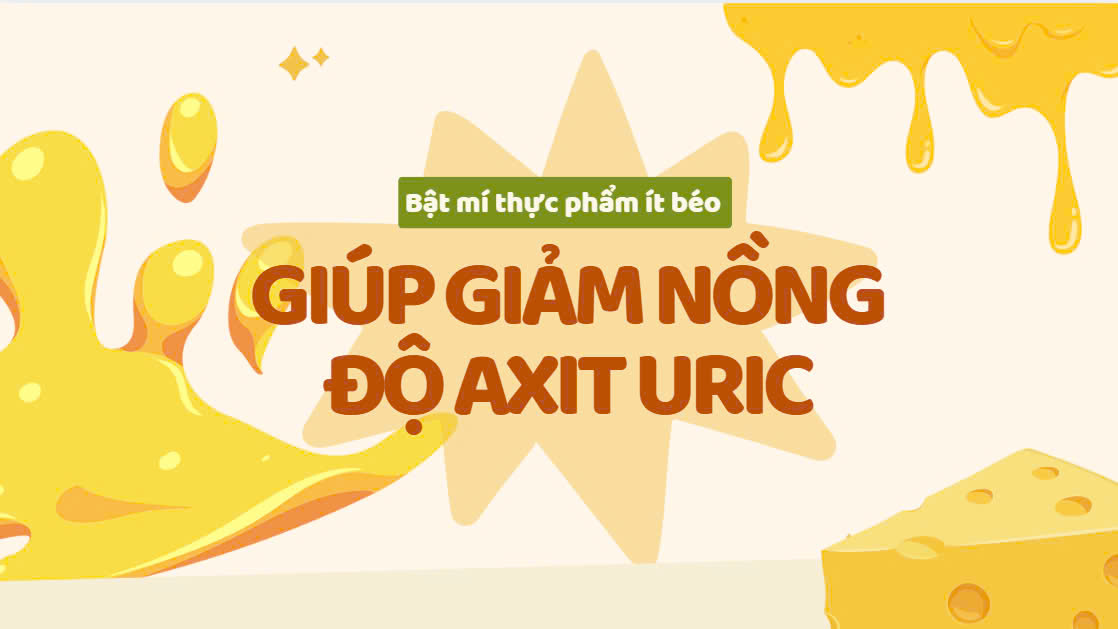 Revealing low-fat foods that help reduce uric acid levels