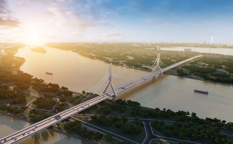 Perspective of Tu Lien bridge. Photo: Design unit
