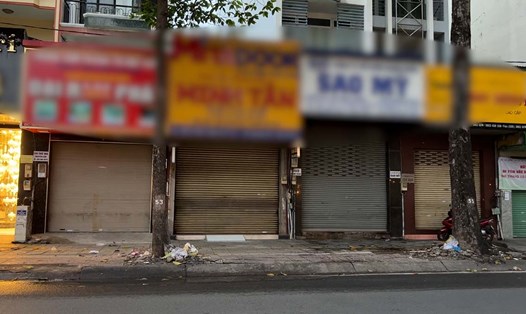 Hàng loạt cửa hàng kinh doanh trả mặt bằng tại phố chuyên doanh vật liệu xây dựng (Quận 10, TPHCM).