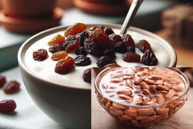 Whether to soak nuts and dried fruits in water or milk depends on the nutritional purpose and the type of food you are using. Graphics: Ngoc Thuy