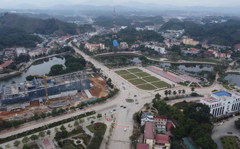 Images of key projects in Yen Bai under completion. Photo: Tran Bui