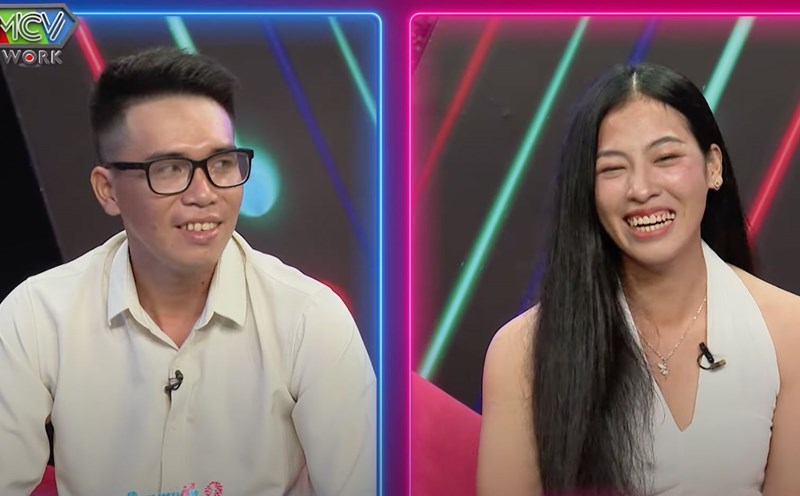 Couple at "You want to date". Photo: Producer.