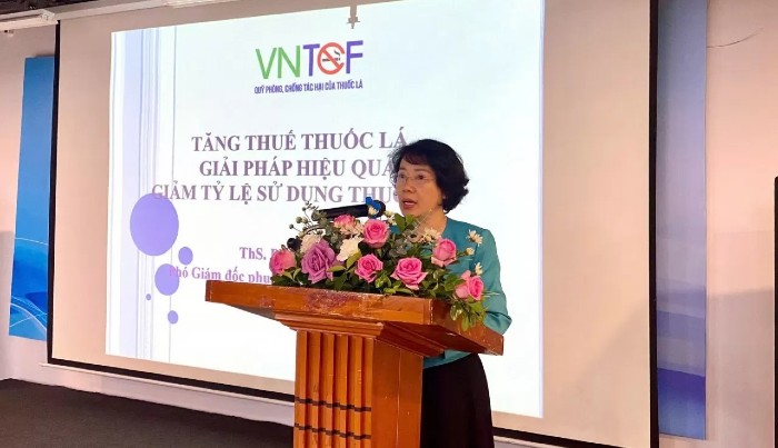 Ths.Bs Phan Thi Hai, Deputy Director of the Tobacco Harm Prevention Fund, Ministry of Health. Photo: Provided by the Tobacco Harm Prevention Fund