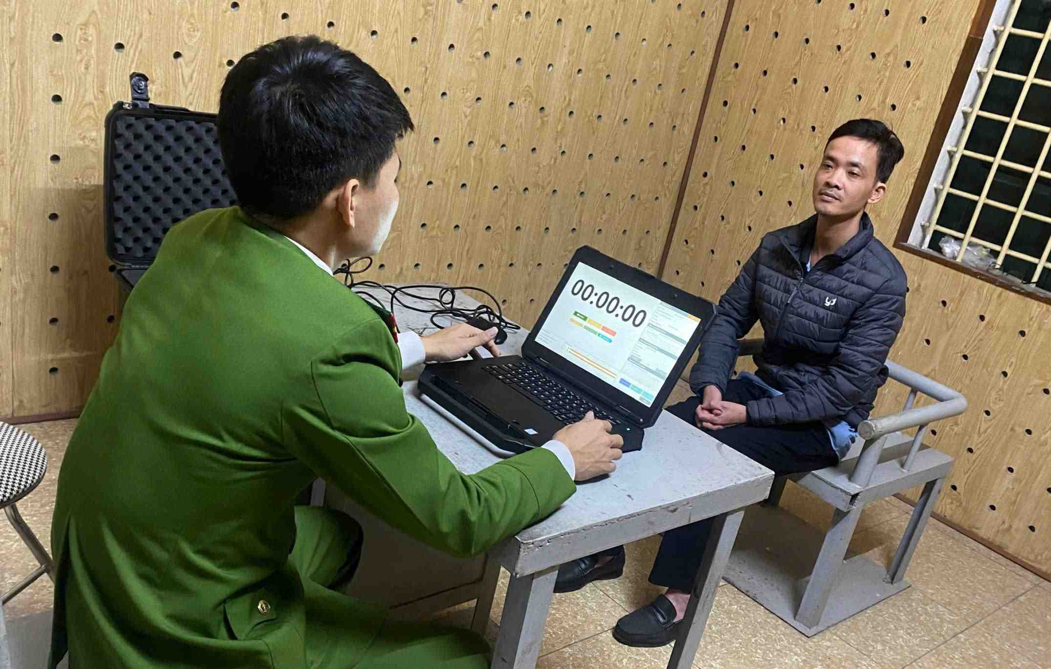 Đối tượng Nguyễn Văn Định bị bắt về tội Trộm cắp tài sản tại Cẩm Giàng, Hải Dương. Ảnh: Công an huyện Cẩm Giàng