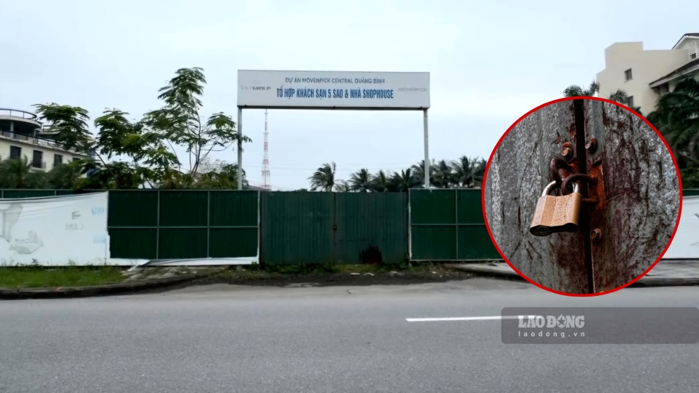 The "golden land" in Quang Binh has just been reclaimed by the Provincial People's Committee due to tax arrears. Photo: Cong Sang