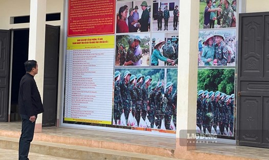 Xây khu tưởng niệm nạn nhân Làng Nủ. Ảnh: Đinh Đại.