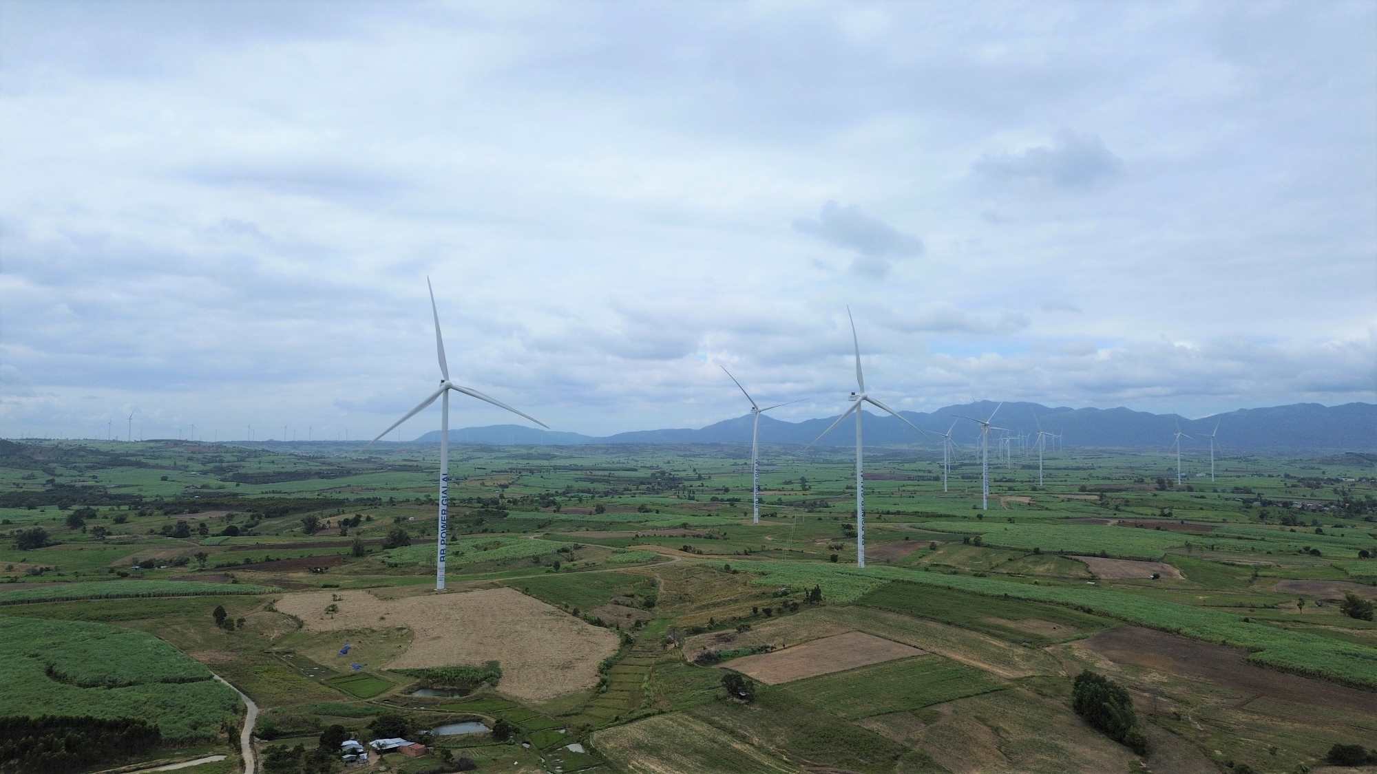 Wind power project in Kong Chro district, Gia Lai. Photo: THANH TUAN