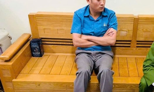 Đỗ Văn Luận bị Cơ quan Cảnh sát điều tra Công an tỉnh Bắc Giang bắt quả tang về hành vi nhận hối lộ. Ảnh: Công an Bắc Giang