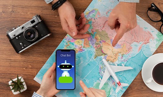 Các ứng dụng du lịch tích hợp AI có thể hỗ trợ đắc lực cho du khách. Ảnh: Matellio