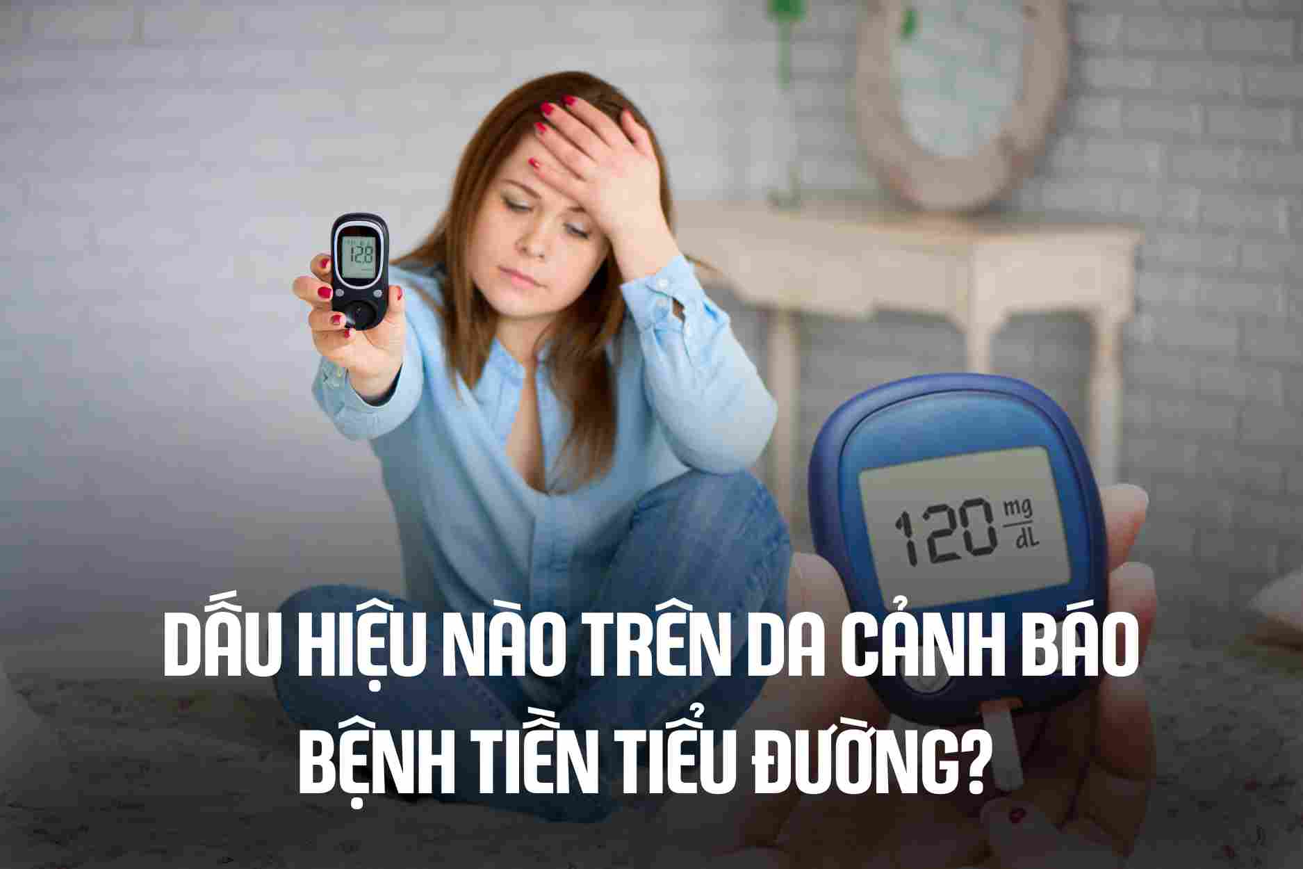 What signs on the skin warn of prediabetes?