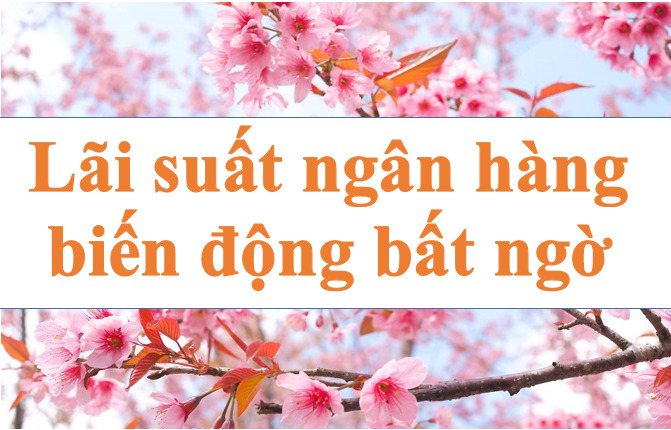 Bank interest rates unexpectedly adjusted. Illustration photo: Ha Vy