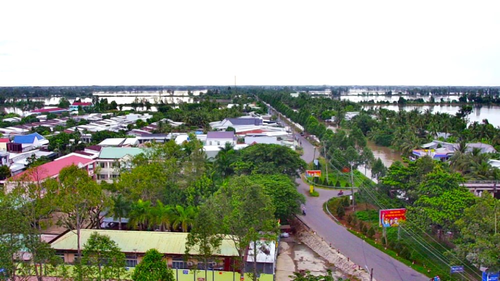 The ethnic minority area of ​​Ngoc Chuc commune is changing day by day. Photo: Xuan Nhi