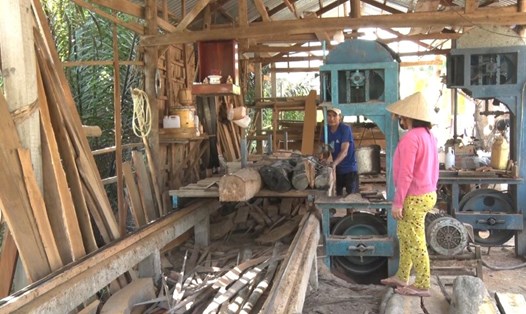 Gia đình anh Được chị Tuyết vươn lên thoát nghèo bền vững từ vốn vay của chương trình Mục tiêu quốc gia. Ảnh: Xuân Nhi