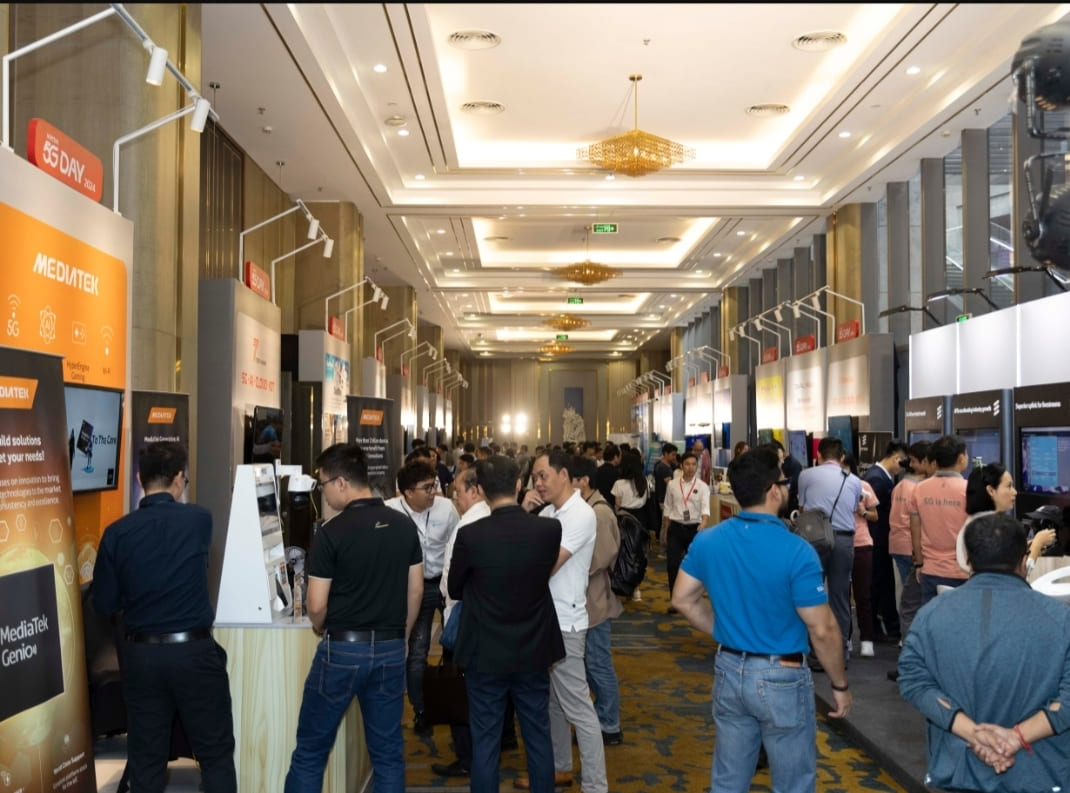 The 5G Day event in Ho Chi Minh City attracted thousands of attendees. Photo: Thien Thanh