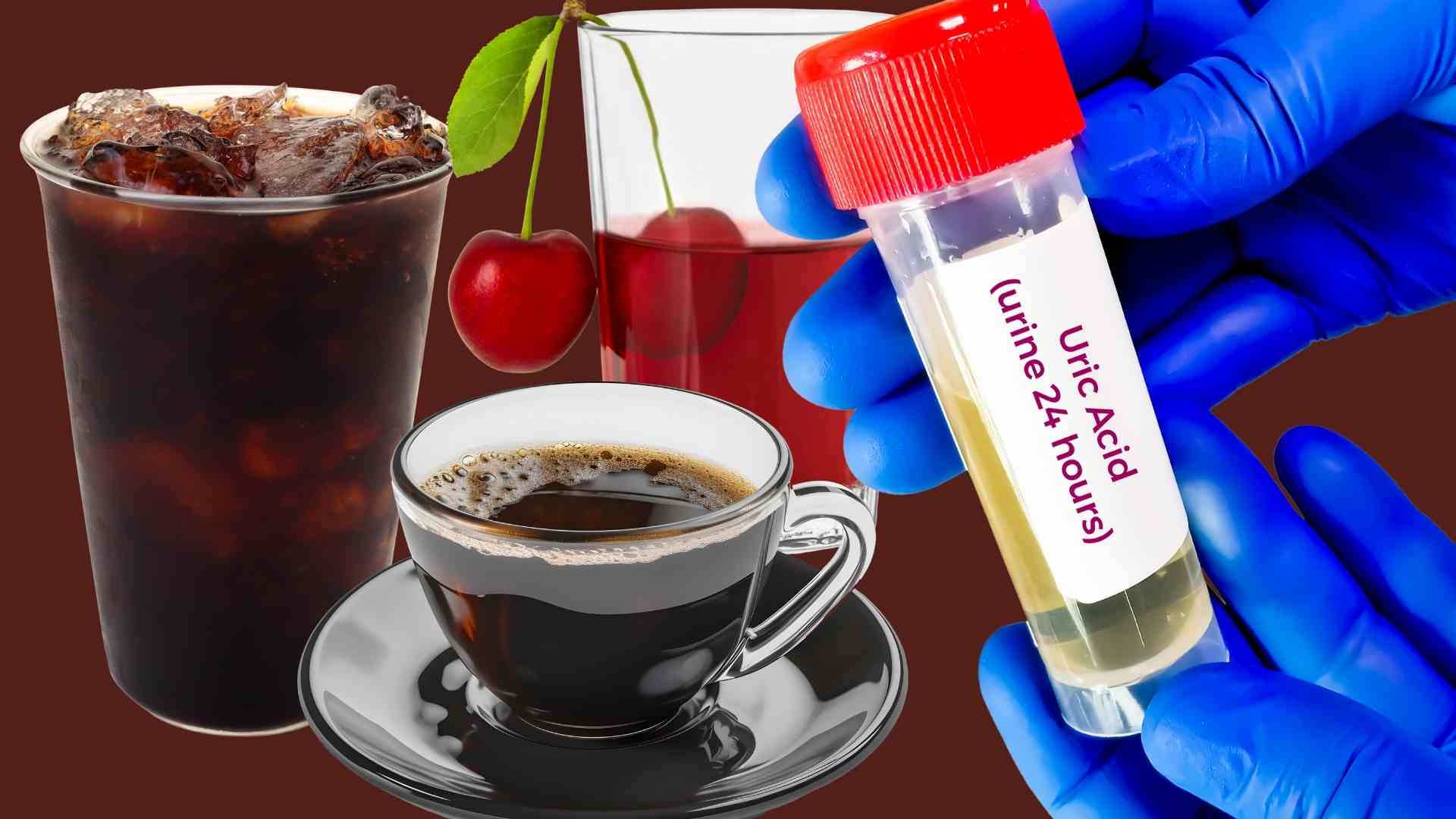 Some drinks rich in antioxidants can eliminate uric acid. Graphics: Ha May
