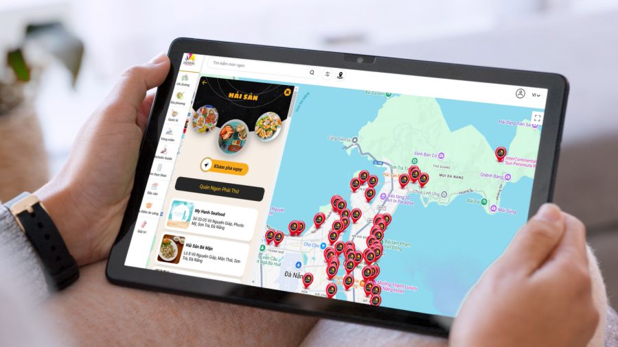 Launching a digital culinary map that is diverse, friendly, and convenient for people and tourists. Photo: Tran Thi