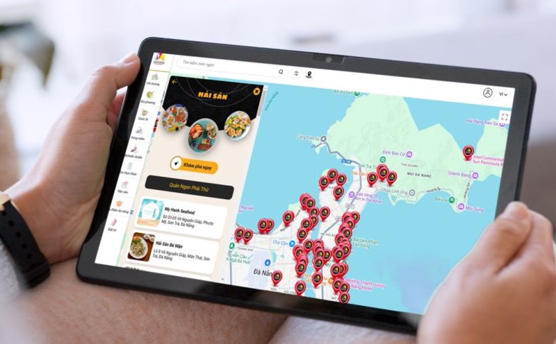 Launching a digital culinary map that is diverse, friendly, and convenient for people and tourists. Photo: Tran Thi