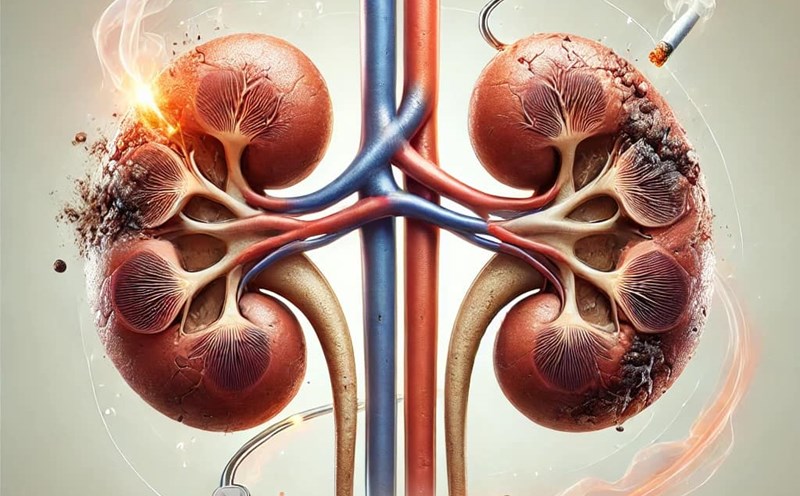 Your kidneys are seriously affected if you smoke. Graphics: Huong Giang