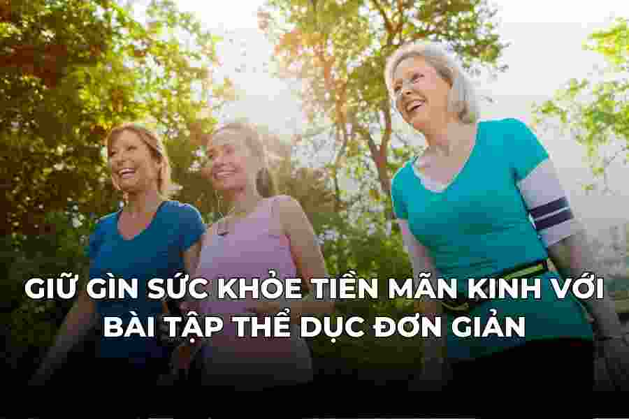 Maintain premenopausal health with simple exercises