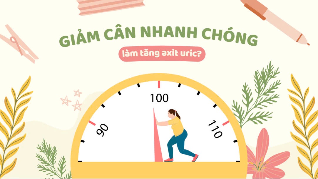 Rapid weight loss increases uric acid?