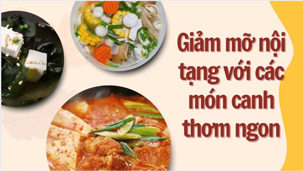 Reduce visceral fat with delicious soups