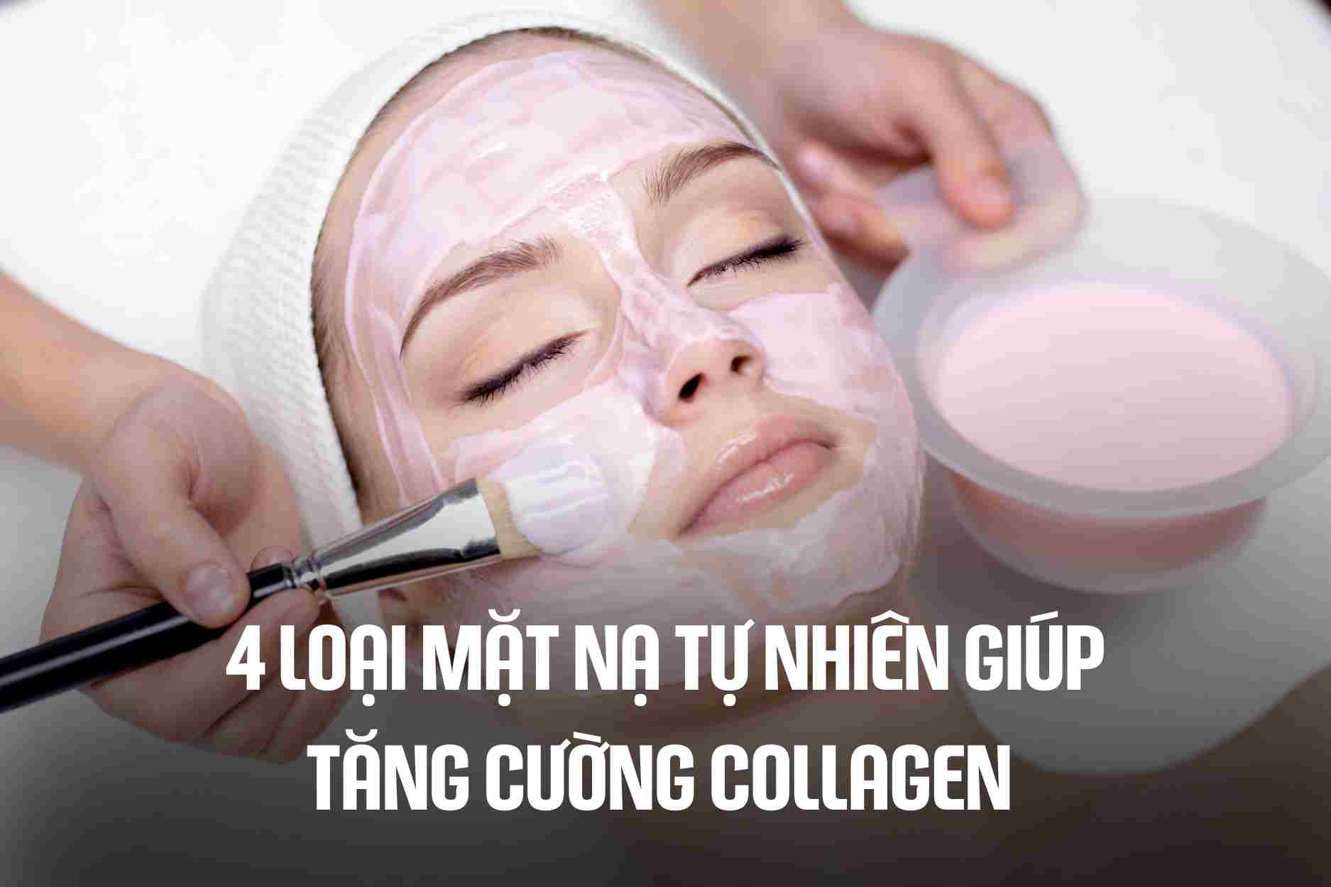 These 4 natural masks will boost collagen. Graphics: Cao Thom