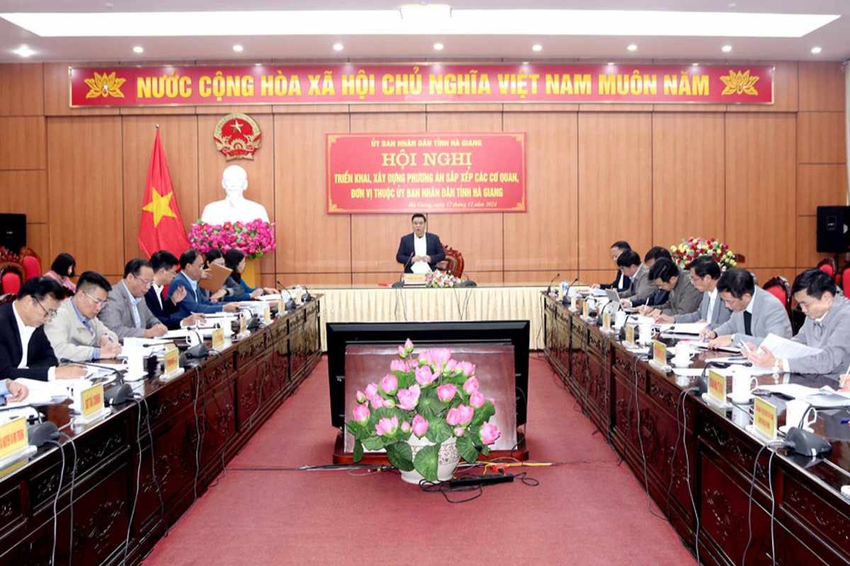 Ha Giang plans to merge and streamline its apparatus. Photo: Thu Phuong