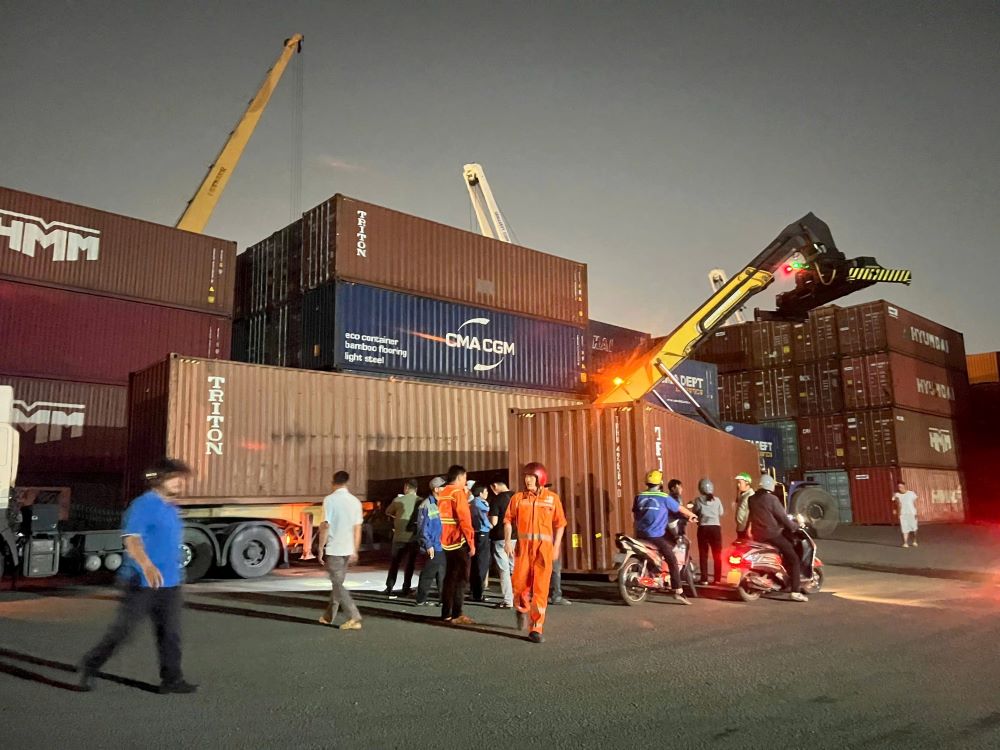 Hiện trường vụ tai nạn. Ảnh: Duy Khánh
