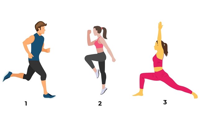 Aerobic exercises not only help reduce visceral fat but also improve cardiovascular health. Graphic photo: Ha May.