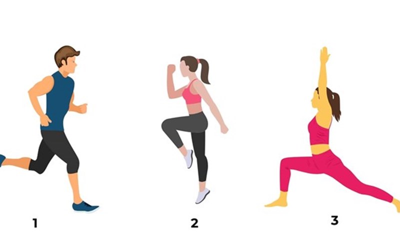 Aerobic exercises not only help reduce visceral fat but also improve cardiovascular health. Graphic photo: Ha May.