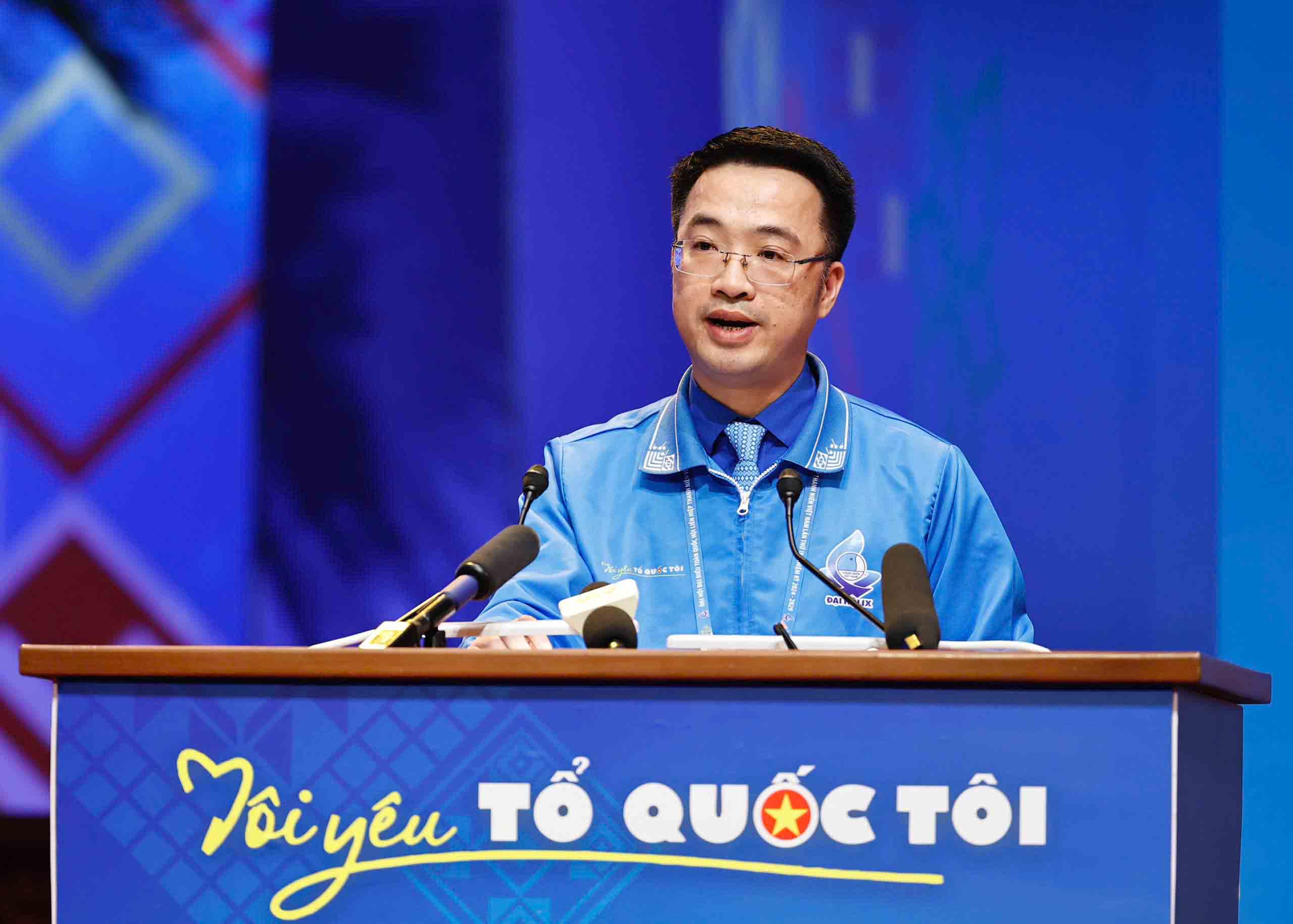 Mr. Nguyen Tuong Lam was elected as President of the Vietnam Youth Union, term IX, 2024-2029. Photo: Nhu Y