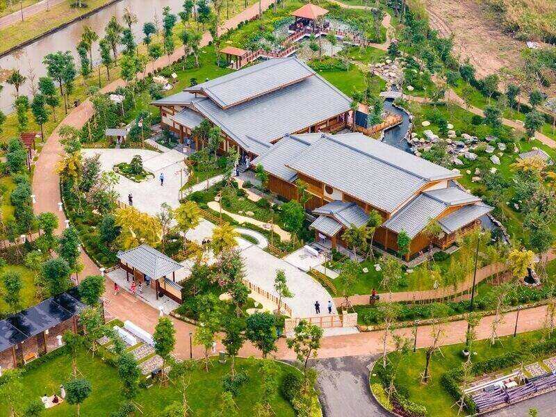 Panorama of the "Vietnam - Japan Cultural Village" project at Waterpoint Integrated Urban Area.