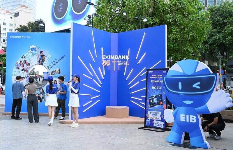 Eximbank Life Book exhibition area at Ho Chi Minh City International Music Festival - HOZO 2024.