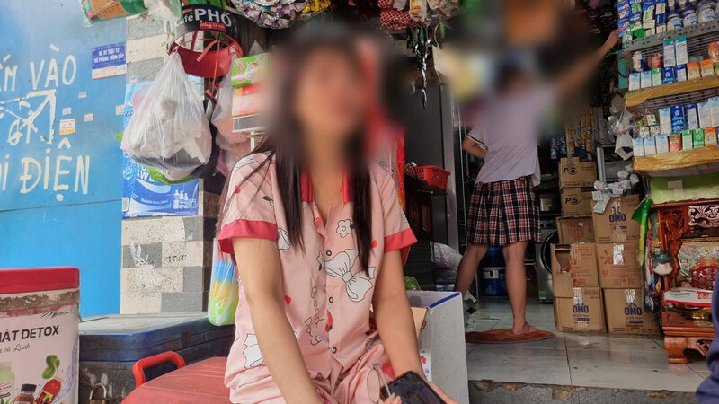 Female grocery store owner recounts assault. Photo: Ngoc Duy