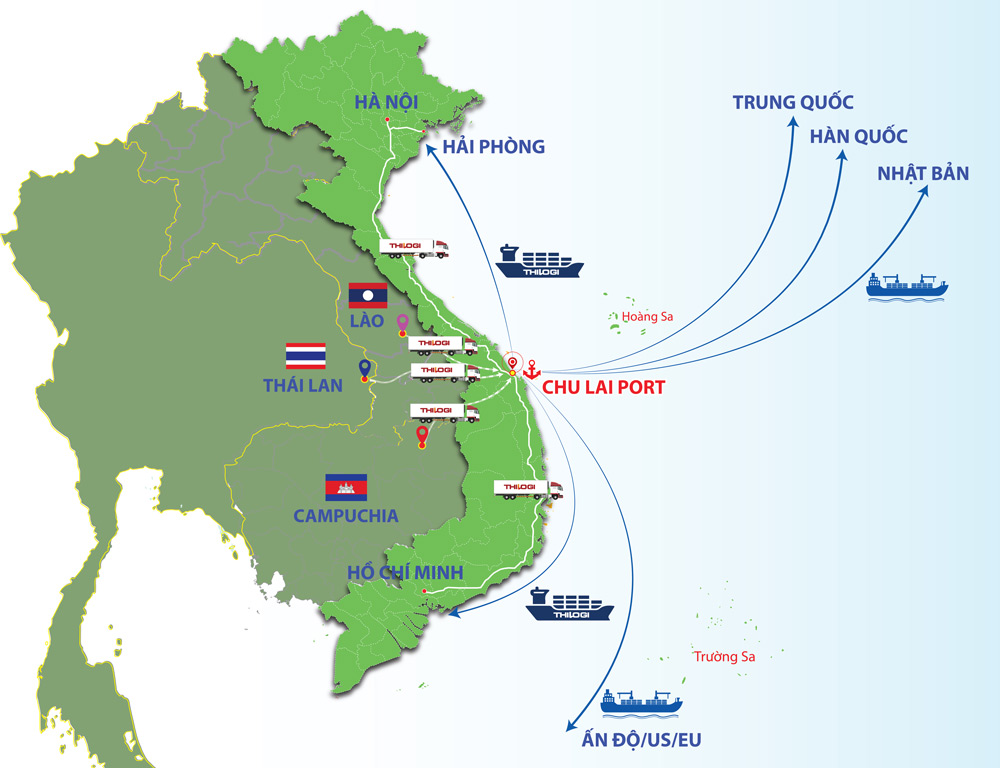 THILOGI dang mo rong mang luoi, phu song dich vu, phuc vu hieu qua cho cong dong doanh nghiep trong nuoc va quoc te. Anh: THILOGI