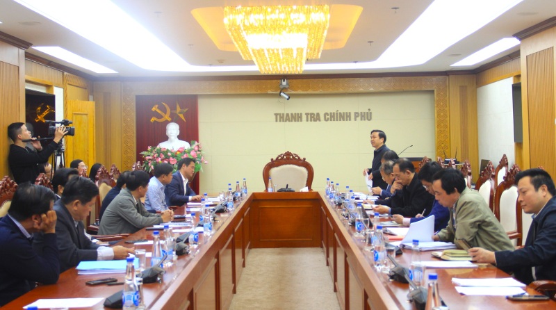 Announcing the Inspection Conclusion at the Ministry of Agriculture and Rural Development. Photo: Government Inspectorate