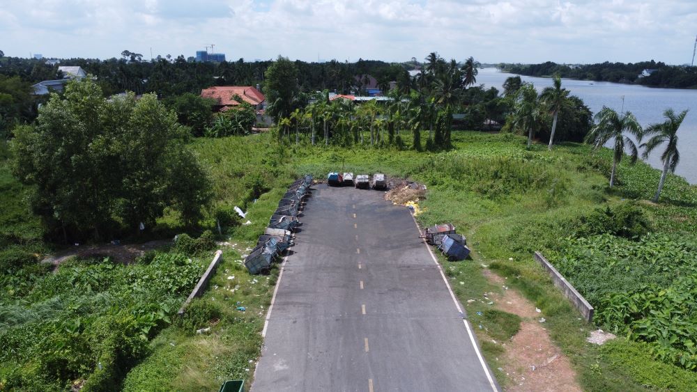 Thu Dau Mot dau tu tu duoc khoang 3,7km, den doan gan 