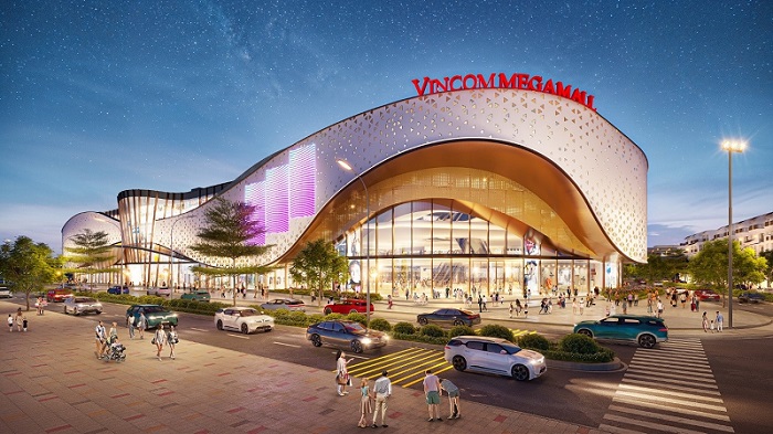 Trung tam thuong mai Vincom Mega Mall diem den mua sam cho cac cu dan tuong lai.