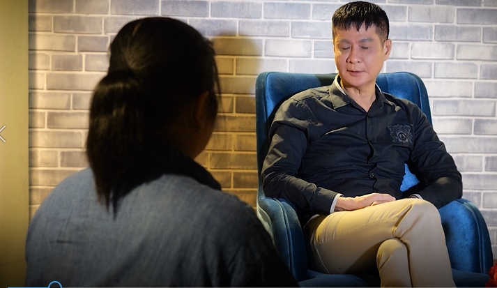 Ms. B tells the story of her husband's infidelity on "The Third Person". Photo: Producer.