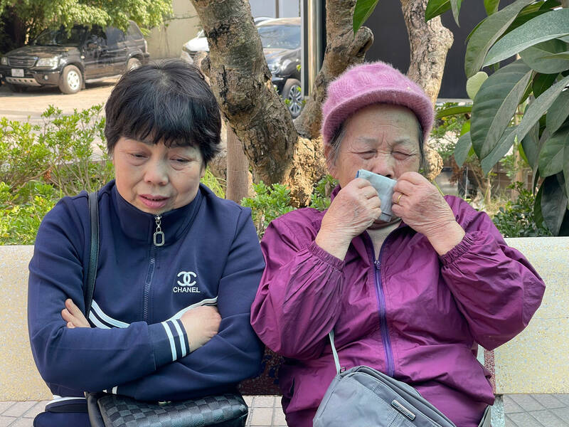 Victim's family burst into tears when they came to identify the body of the cafe fire