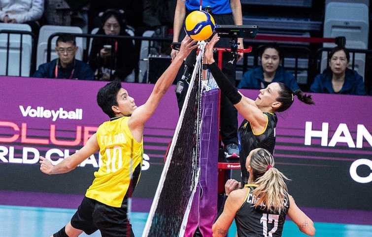  LPB Ninh Binh lep ve so voi Dentil Praia (Brazil). Anh: FIVB 