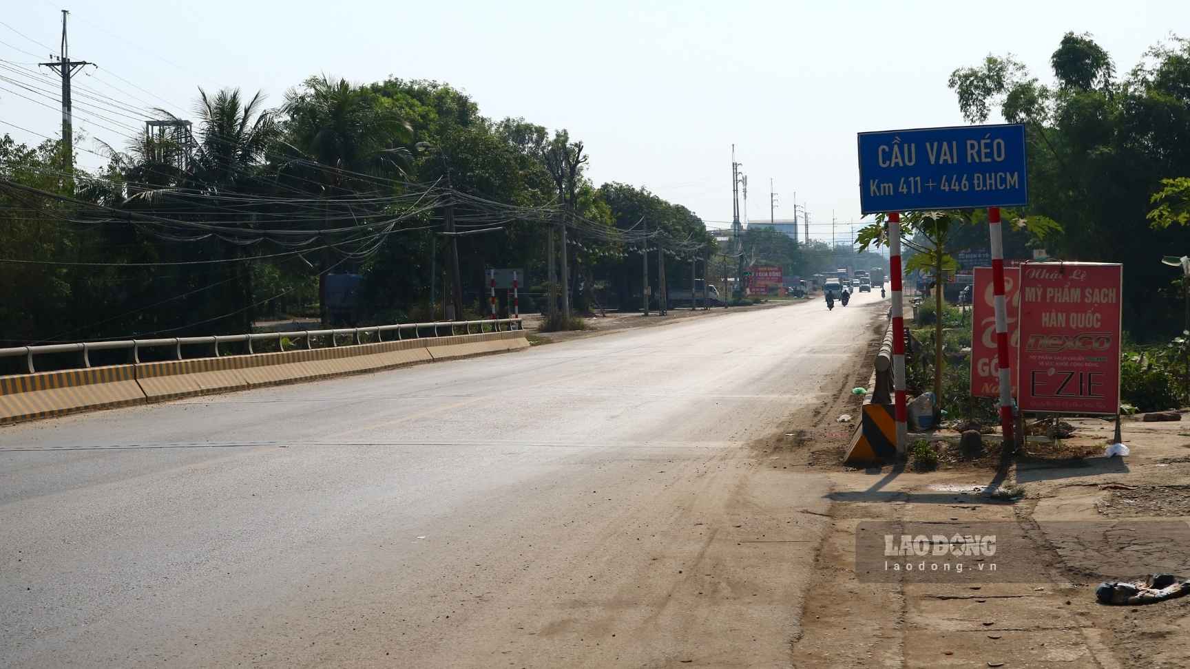 Cau Vai reo tren duong mon Ho Chi Minh. Anh: Phong vien