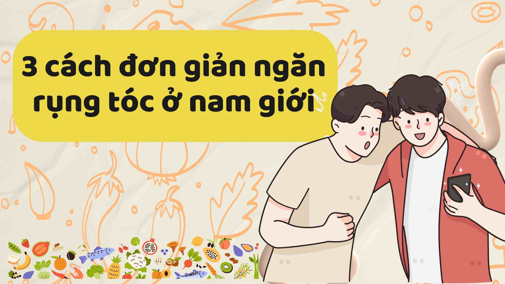 There are several things men can do to prevent hair loss. Graphics: Ha May