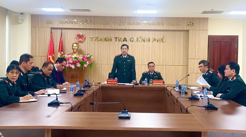 Deputy Inspector General of the Government Duong Quoc Huy periodically receives citizens in December. Photo: Government Inspectorate