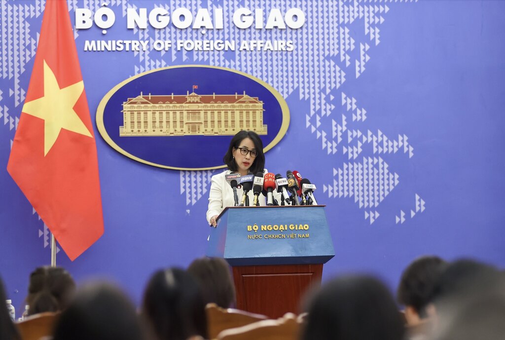Spokesperson of the Ministry of Foreign Affairs of Vietnam Pham Thu Hang. Photo: Ministry of Foreign Affairs